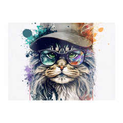 Maine Coon Cat Splashart Chopping Board