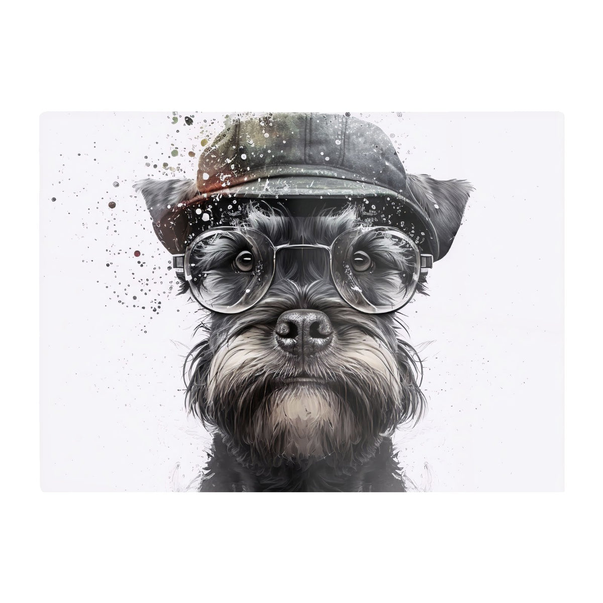 Miniature Schnauzer Dog Chopping Board