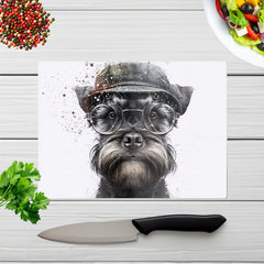 Miniature Schnauzer Dog Chopping Board