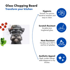 Miniature Schnauzer Dog Chopping Board