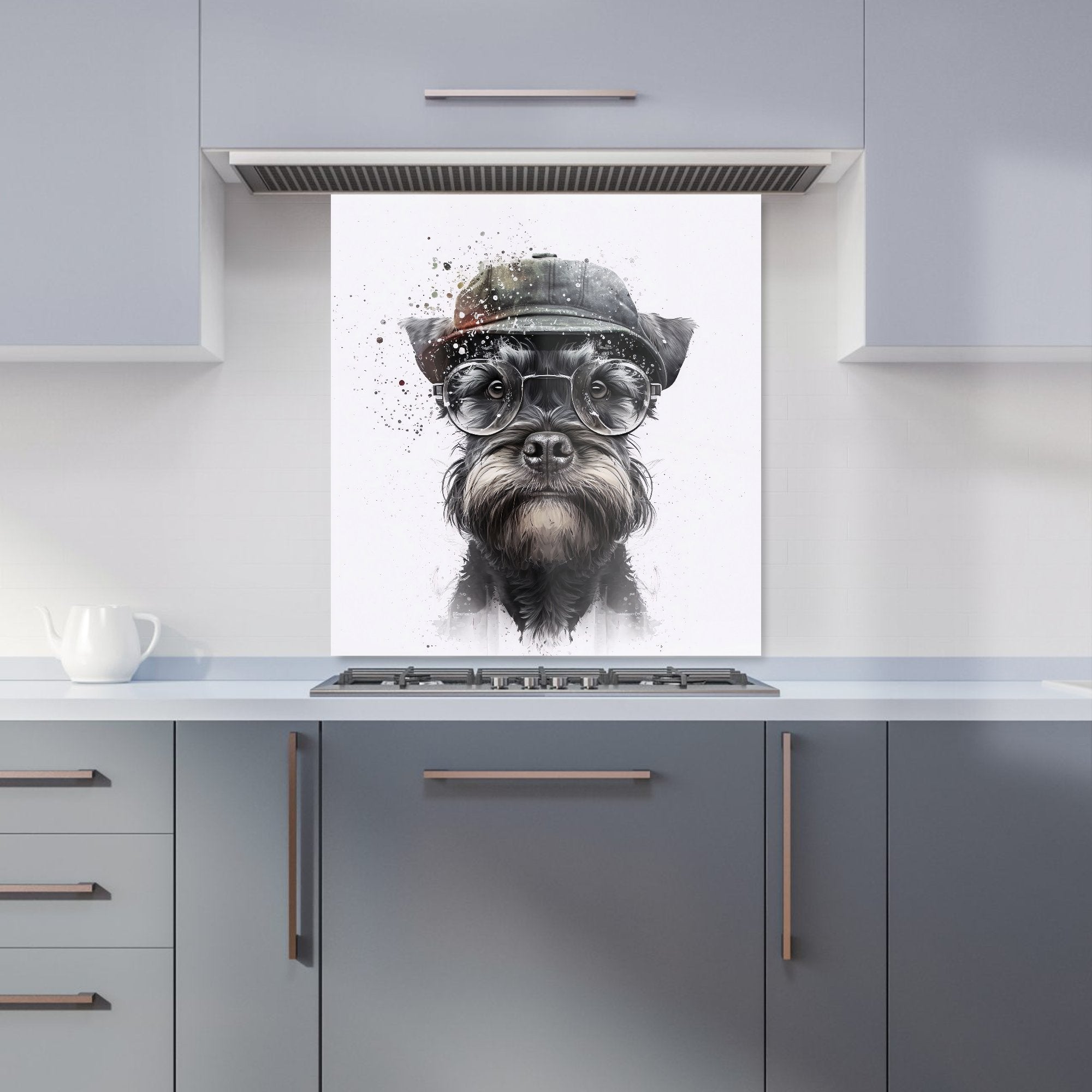 Miniature Schnauzer Dog Kitchen Splashback