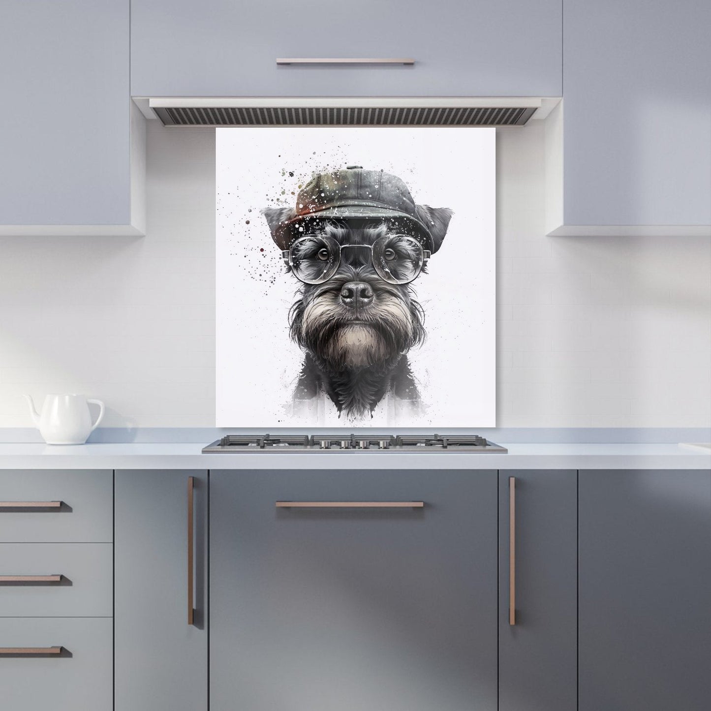 Miniature Schnauzer Dog Kitchen Splashback