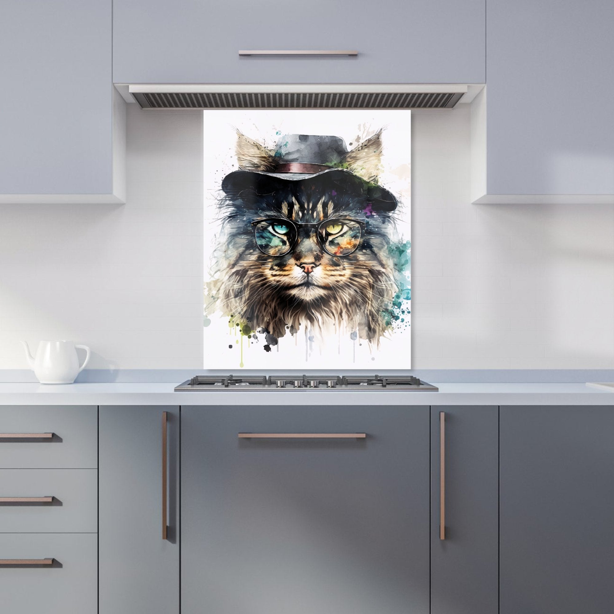 Norwegian Forest Cat Splashart Kitchen Splashback
