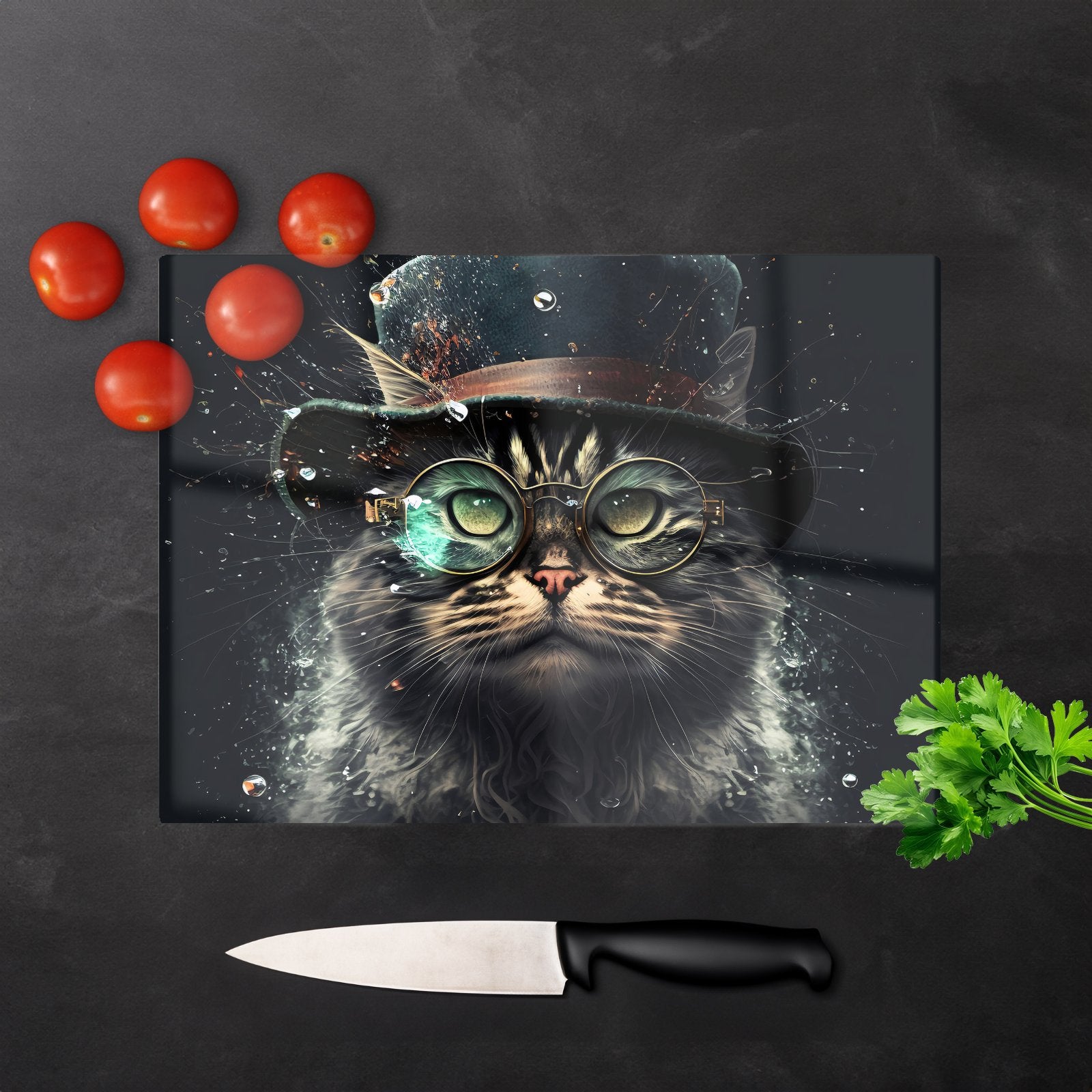 Norwegian Forest Cat Chopping Board