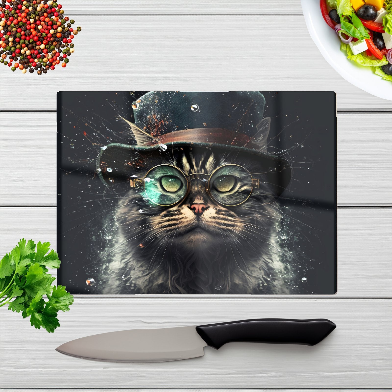 Norwegian Forest Cat Chopping Board