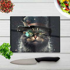 Norwegian Forest Cat Chopping Board