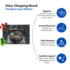 Norwegian Forest Cat Chopping Board