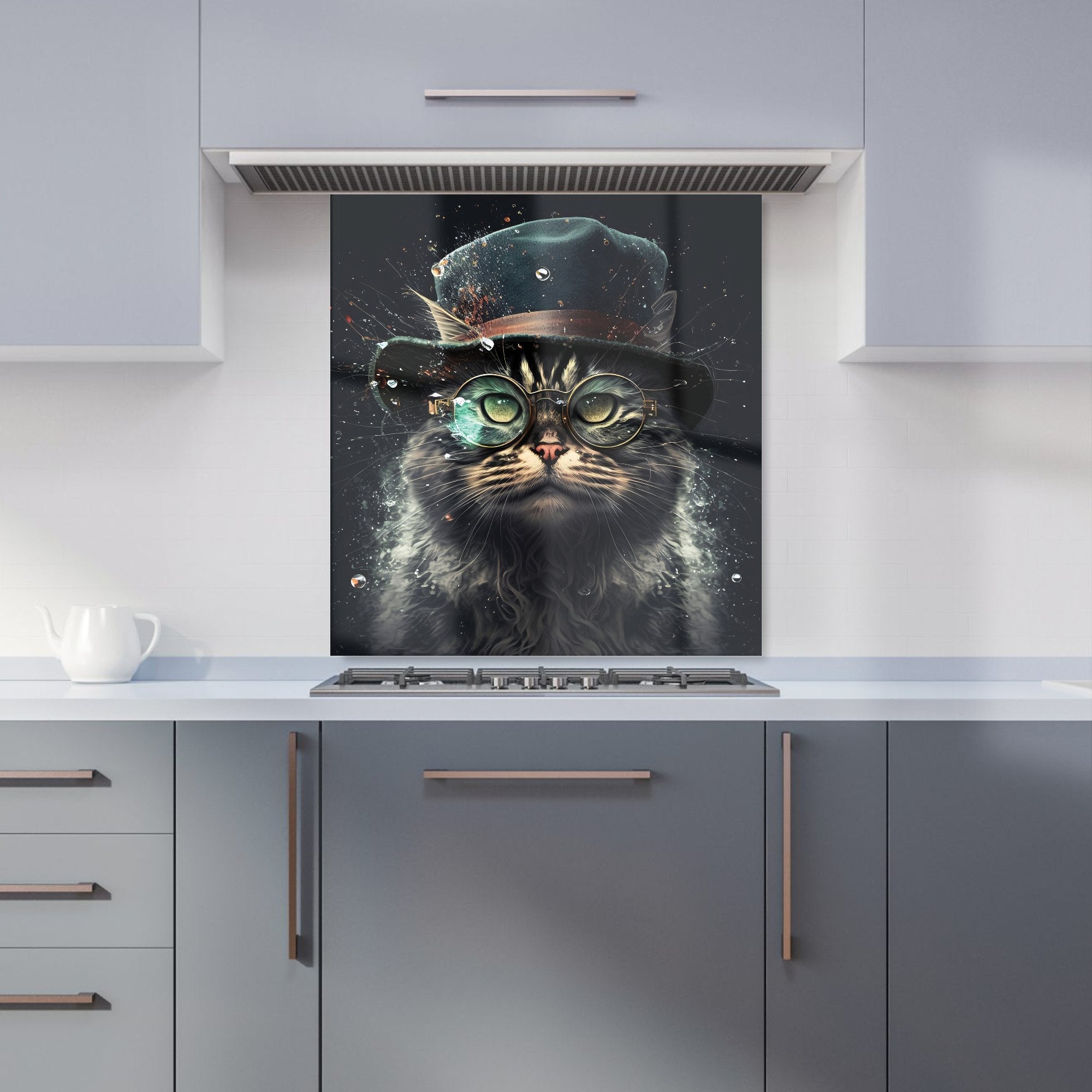 Norwegian Forest Cat Kitchen Splashback