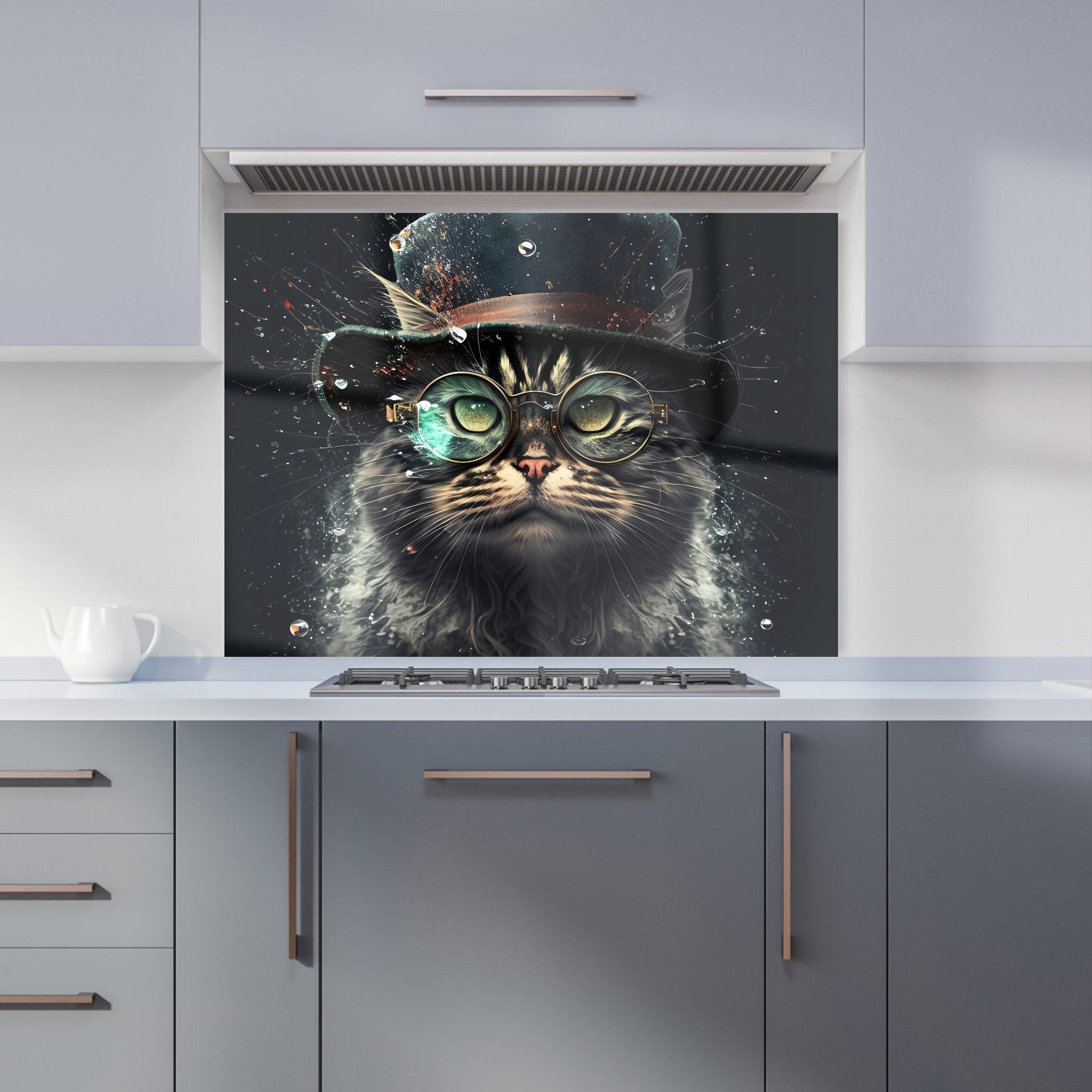 Norwegian Forest Cat Kitchen Splashback
