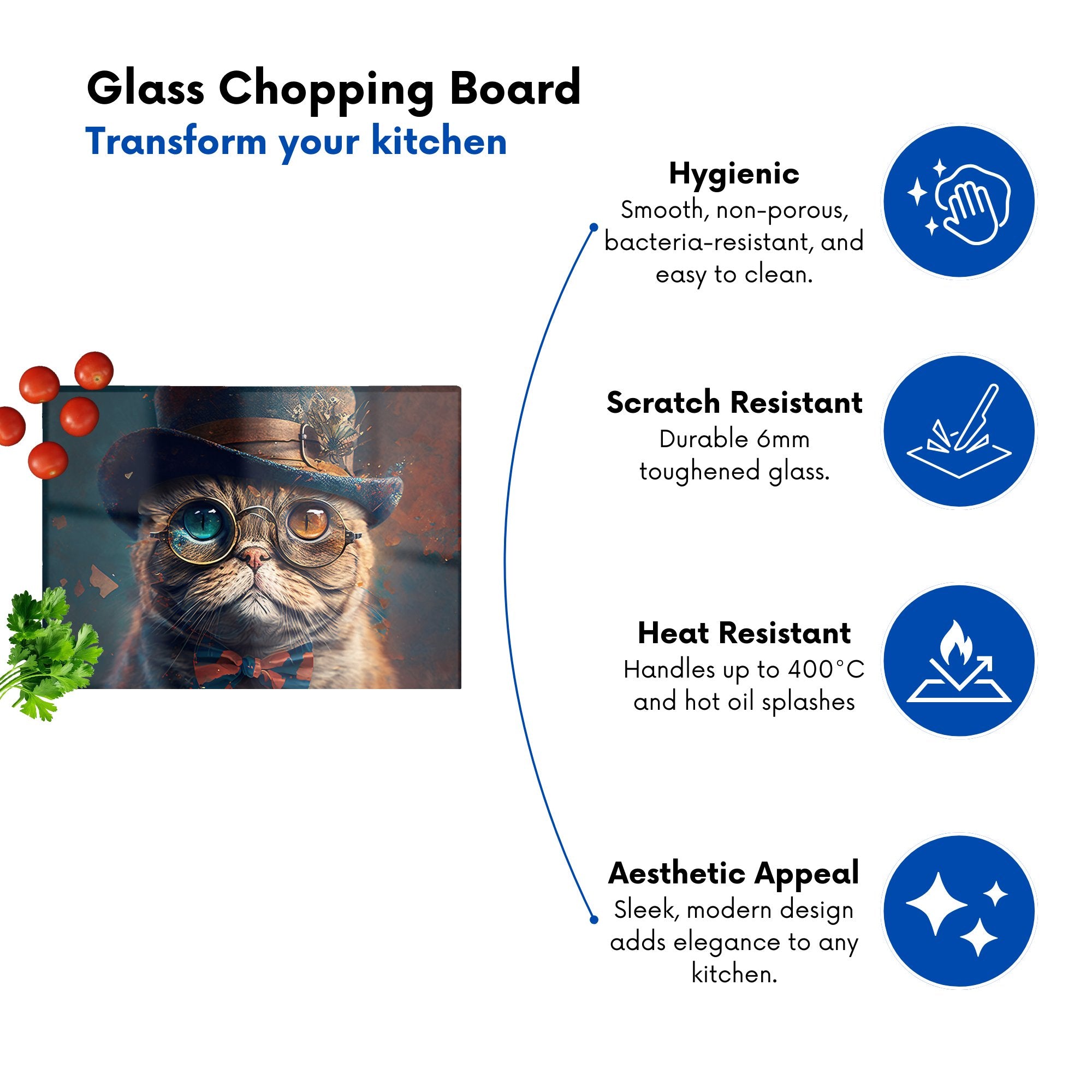 Scottish Fold Cat Chopping Board