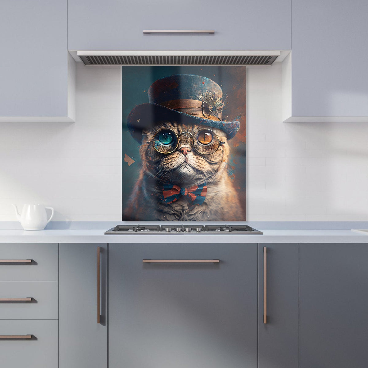 Scottish Fold Cat Kitchen Splashback