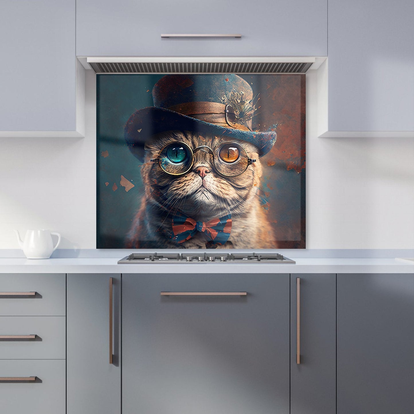 Scottish Fold Cat Kitchen Splashback