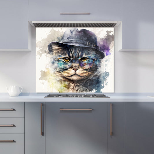 Selkirk Rex Cat Splashart Kitchen Splashback