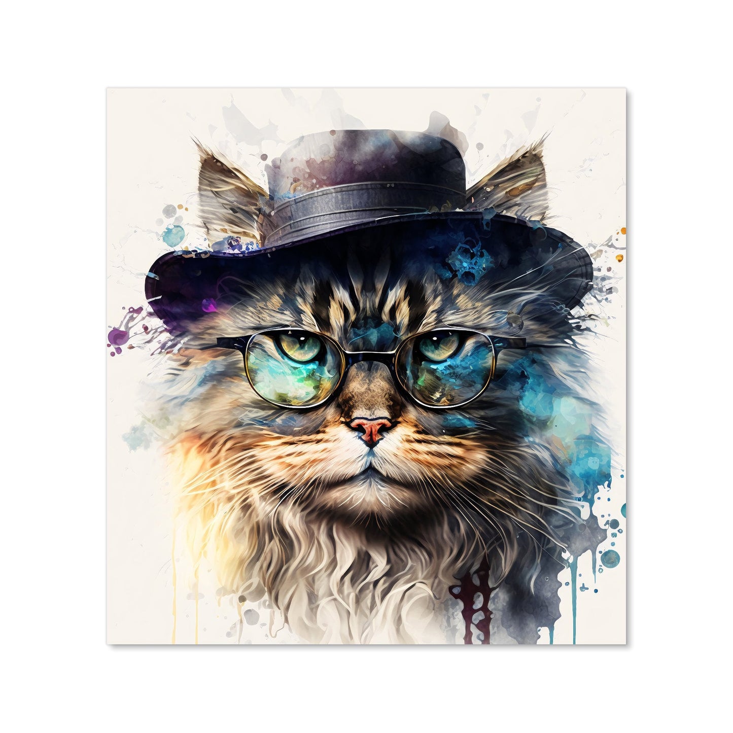 Siberian Cat Splashart Kitchen Splashback