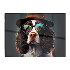 Springer Spaniel Dog Splashart Chopping Board