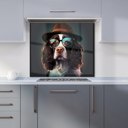 Springer Spaniel Dog Splashart Kitchen Splashback