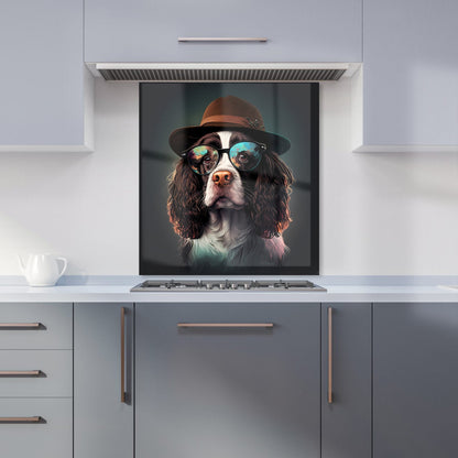 Springer Spaniel Dog Splashart Kitchen Splashback