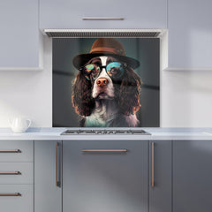 Springer Spaniel Dog Splashart Kitchen Splashback