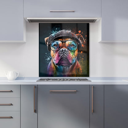 Staffordshire Bull Terrier Dog Splashart Kitchen Splashback