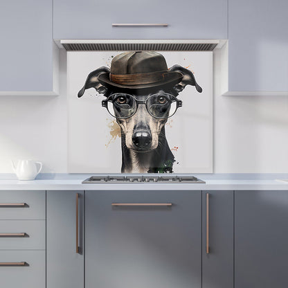 Whippet Dog Splashart Kitchen Splashback