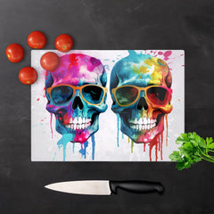 Splashart Happy Skeletons Chopping Board