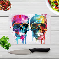 Splashart Happy Skeletons Chopping Board