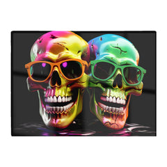 Happy Skeletons In Sunglasses Chopping Board