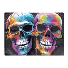 Splashart Happy Skeletons In Glasses Chopping Board