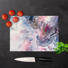 Ethereal Swirls: Dreams In Motion Chopping Board