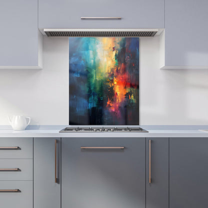 Colourful Chaos: Urban Dreamscape Kitchen Splashback