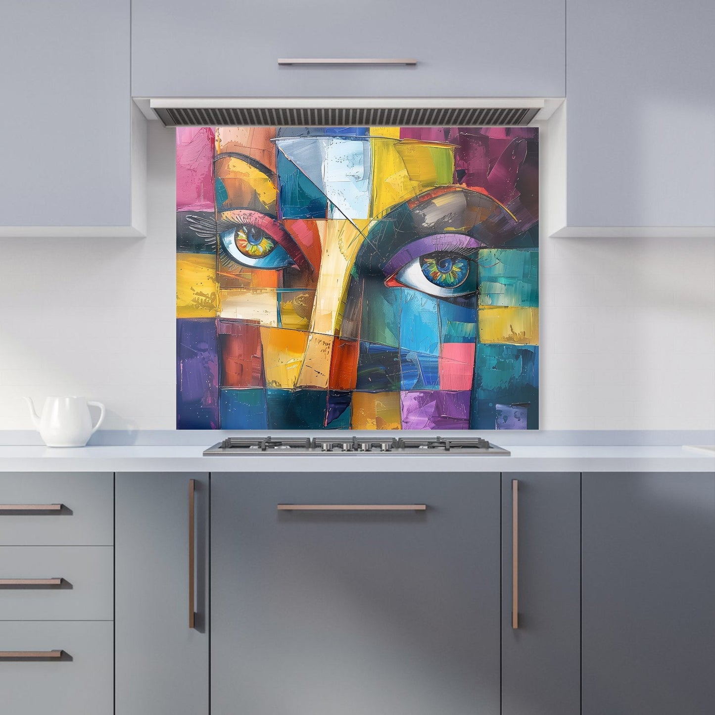 Fragmented Vision: Eyes Of The Soul Kitchen Splashback