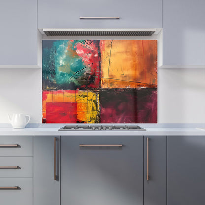 Quadrant Fusion: Colours In Conflict Kitchen Splashback