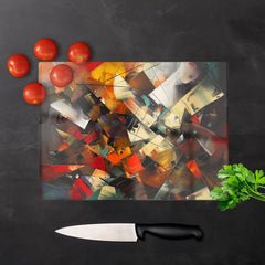 Dynamic Chaos: Energy Unleashed Chopping Board