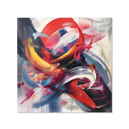 Swirling Symphony Of Colours Kitchen Splashback