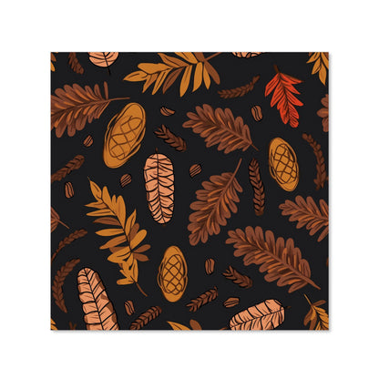 Autumn Leaves And Pinecones Kitchen Splashback