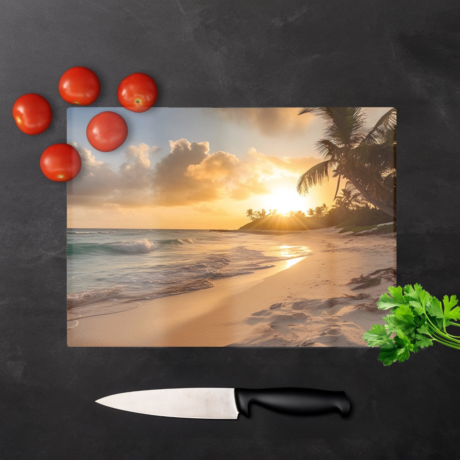 Sunrise In Paradise Chopping Board
