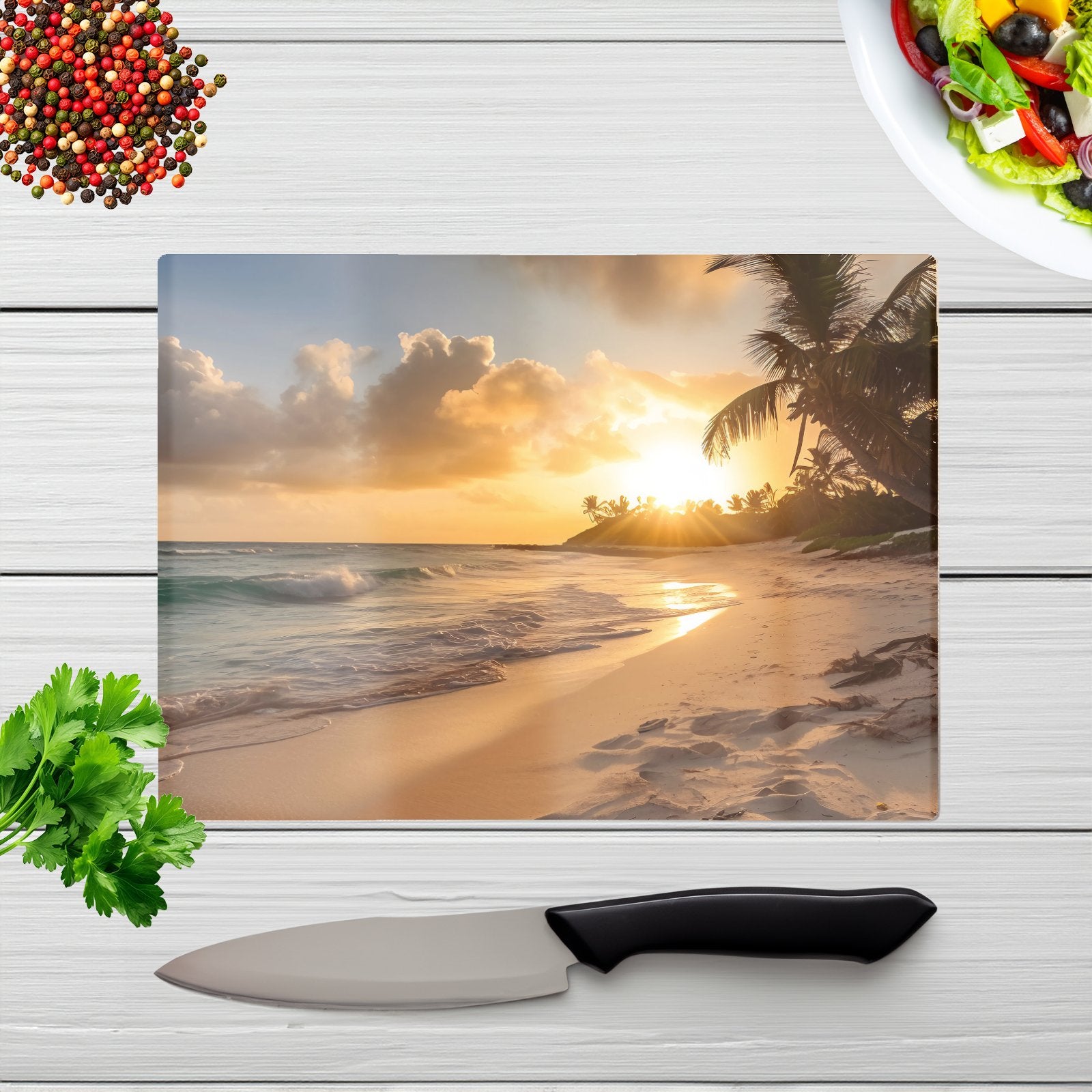 Sunrise In Paradise Chopping Board