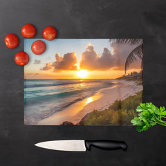 Sunrise On The Beach Chopping Board