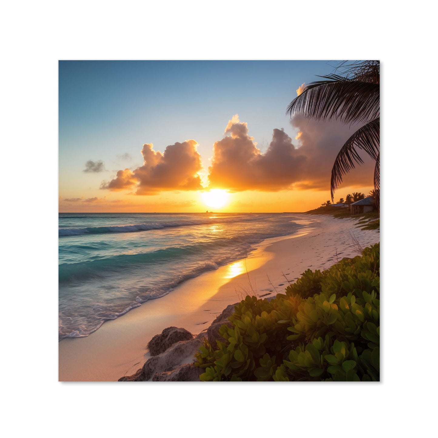 Sunrise On The Beach Kitchen Splashback