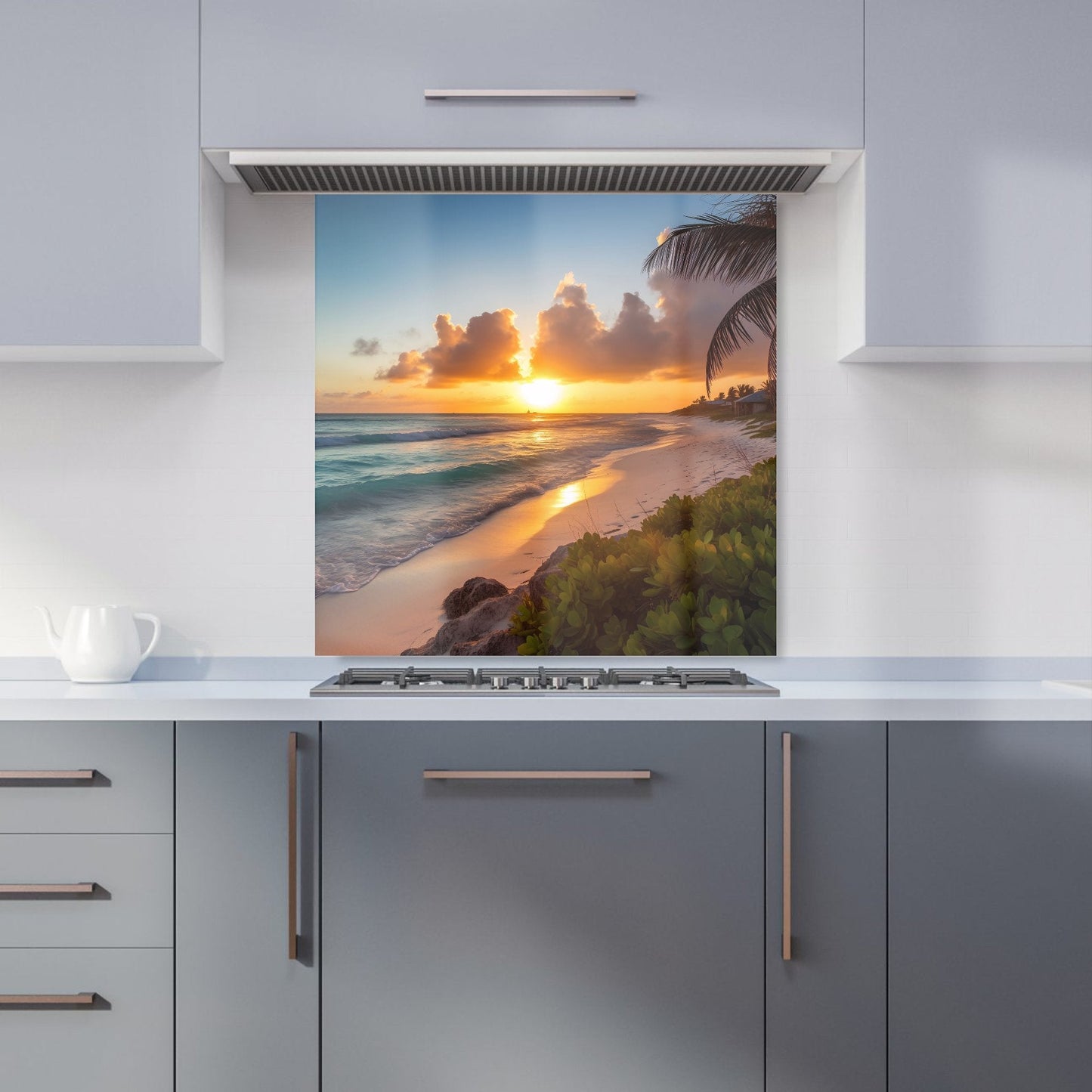 Sunrise On The Beach Kitchen Splashback