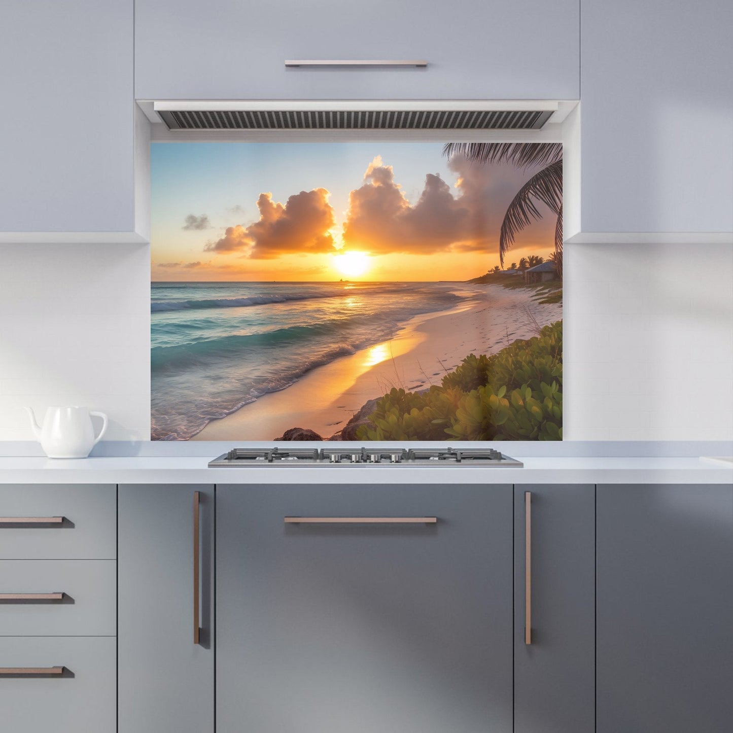 Sunrise On The Beach Kitchen Splashback