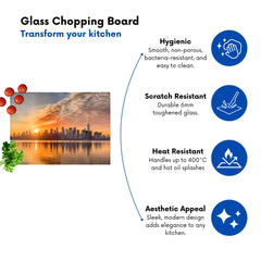 New York At Sunrise Chopping Board