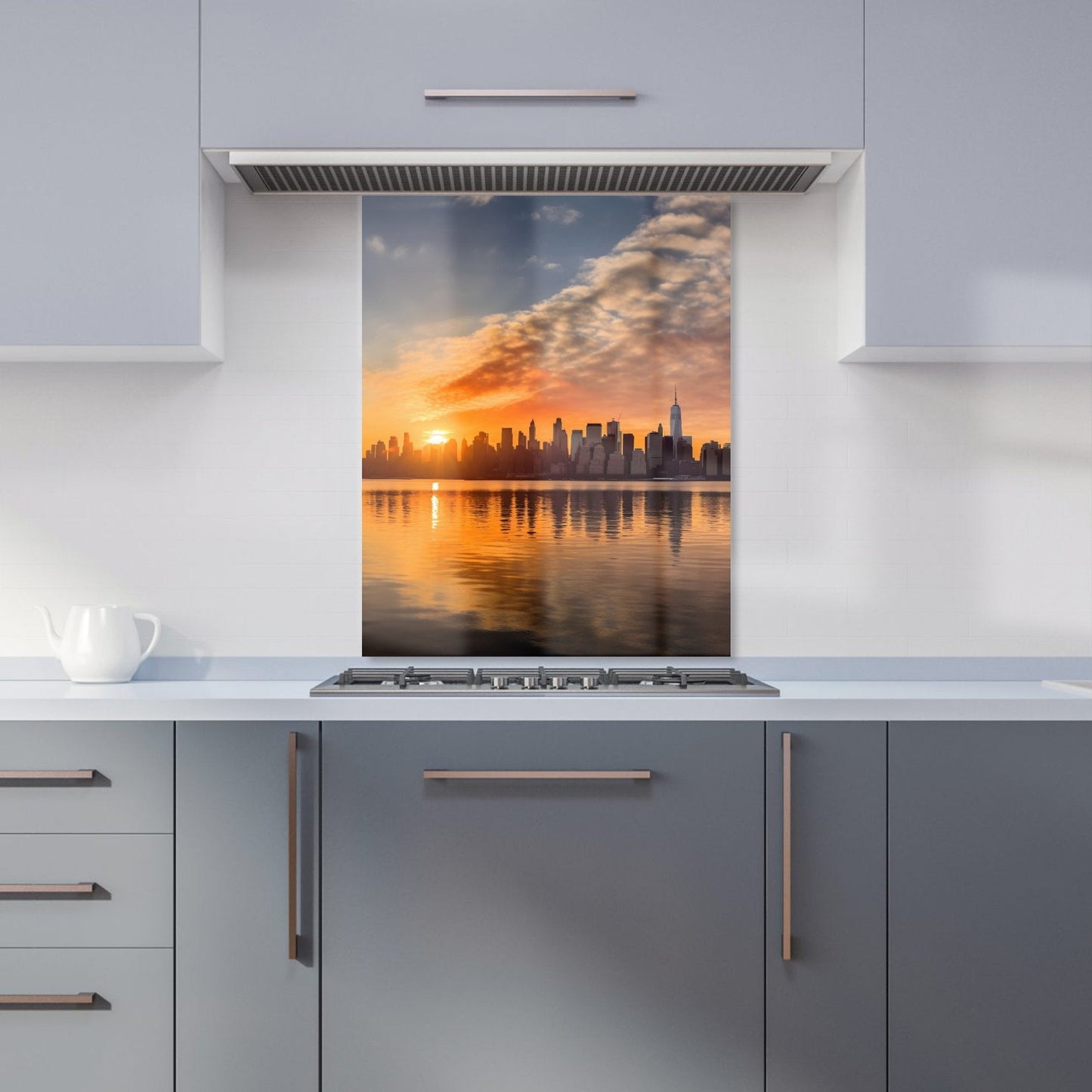 New York At Sunrise Kitchen Splashback