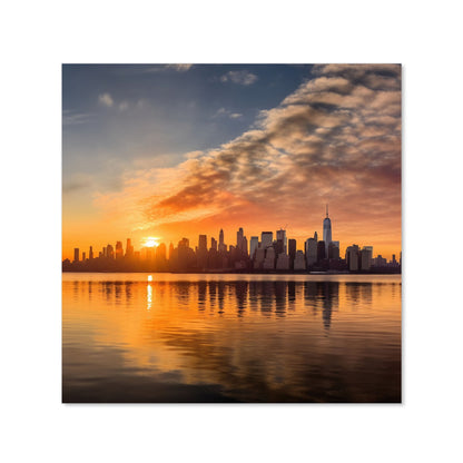 New York At Sunrise Kitchen Splashback