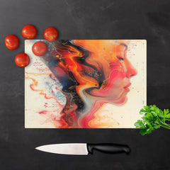 Geometric Vibrance Chopping Board