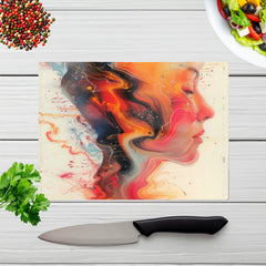 Geometric Vibrance Chopping Board