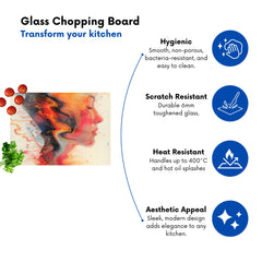 Geometric Vibrance Chopping Board