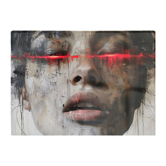Abstract Face In Motion Chopping Board
