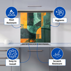 Shattered Eye Kitchen Splashback