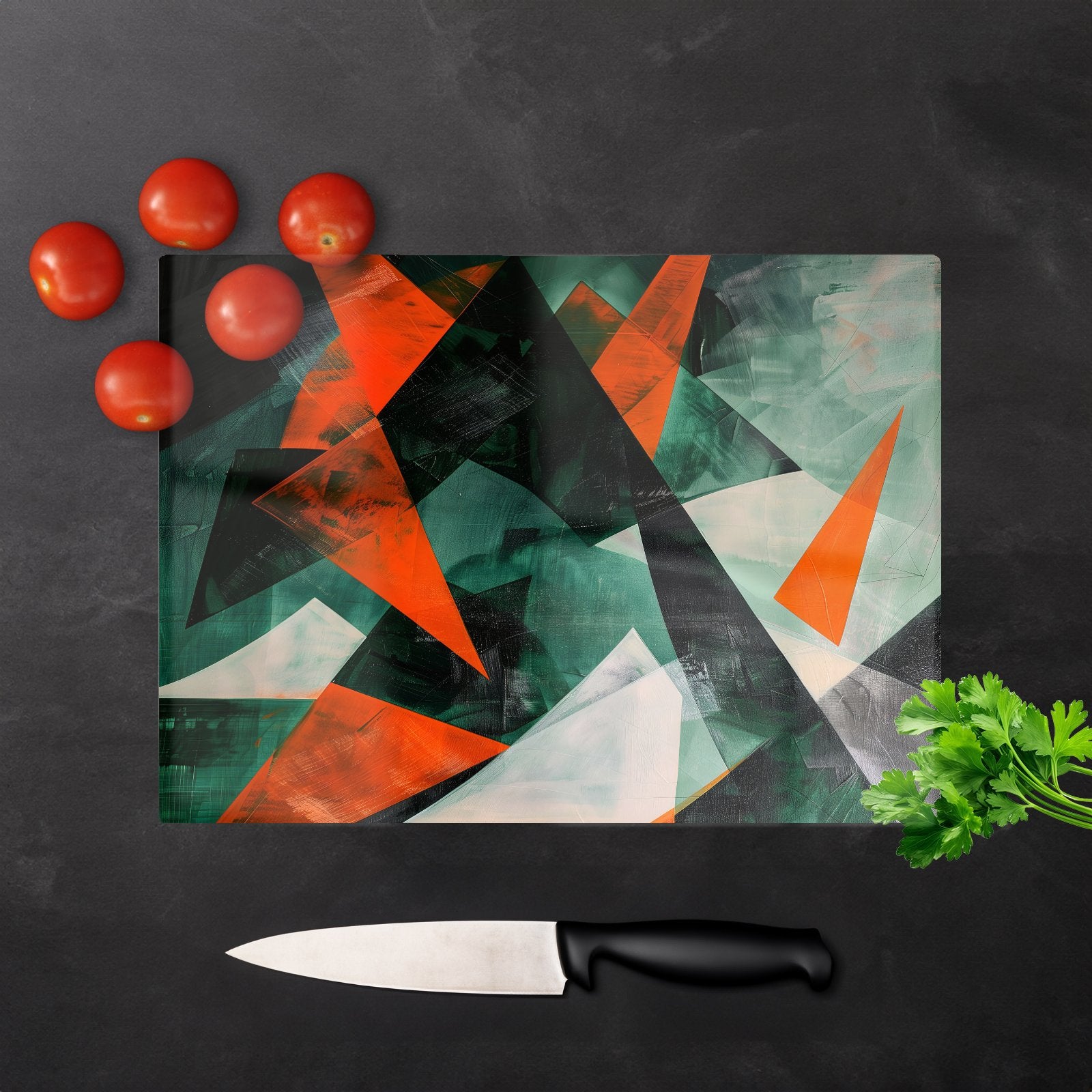Curved Geometry Chopping Board
